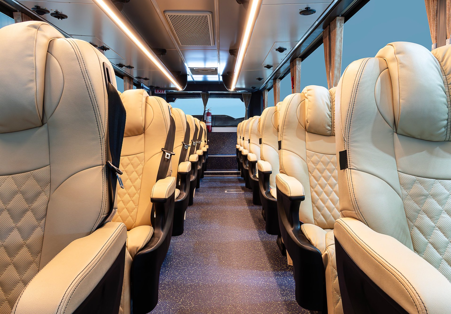 Modern Coast luxury bus interior